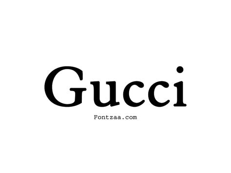 gucci scritta font|what font is gucci logo.